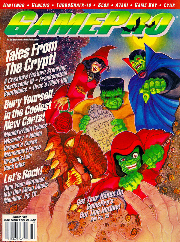GamePro Issue 15 (October 1990) cover